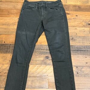 Women’s dark army green jeans
